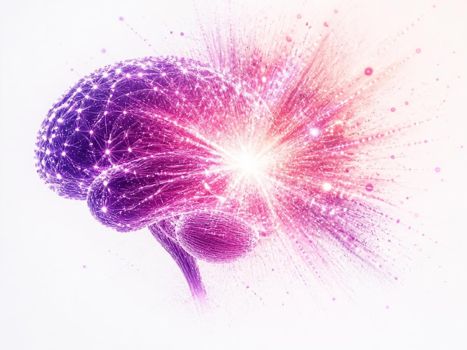Cerebro formado por una red de conexiones que estalla en una nova: concepto BrainNova